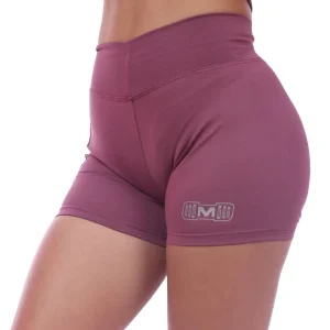 Short Pantaloneta con Bolsillo Lateral Color Palo Rosa para Mujer