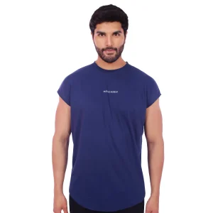 Polo Muscle Tee color Azul Acero