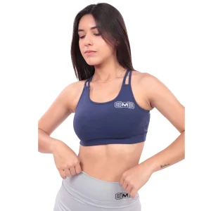 Top Deportivo con Tiras color Azul