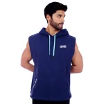 Azul Acero / pasador turquesa