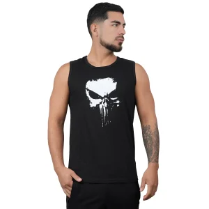Polo Manga Cero modelo "Punisher" color Negro